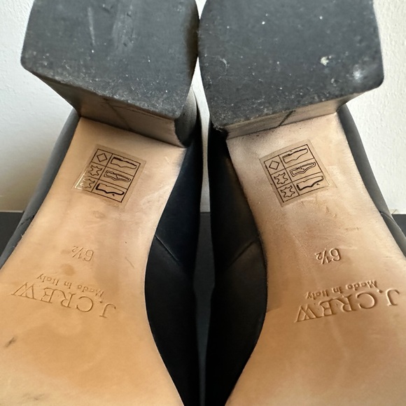 J Crew Leather Ankle Boots - Picture 8 of 9